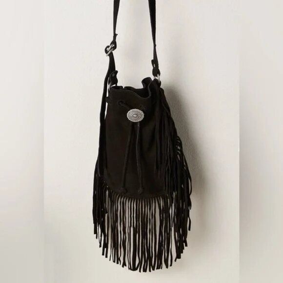 New Free People Calamity Fringe Crossbody Bag - Picture 2 of 9